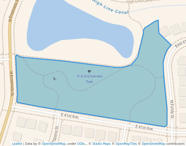 41st & Ensenada Park in Denver | Map ...