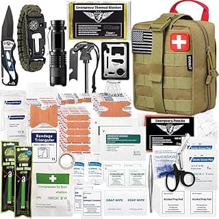 Ultimate 250-Piece Survival First Aid Kit for Outdoor Adventures & Emergencies